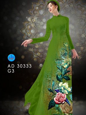 Vải Áo Dài Hoa Hồng kiểu mới AD 30333 23 1613792997 301 Vai Ao Dai Hoa Hong kieu moi AD 30333