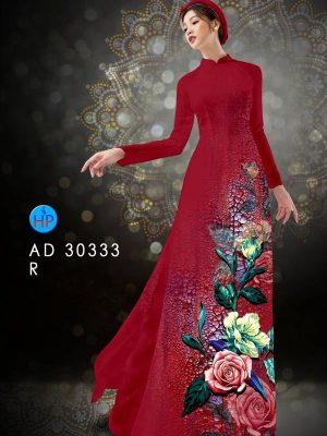 Vải Áo Dài Hoa Hồng kiểu mới AD 30333 30 1613792998 152 Vai Ao Dai Hoa Hong kieu moi AD 30333