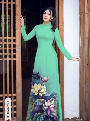 Vải Áo Dài Hoa Sen kiểu mới AD HT8047 19 1613793464 103 Vai Ao Dai Hoa Sen kieu moi AD HT8047