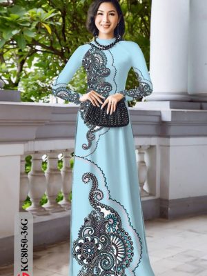 Vải Áo Dài Hoa Văn mới ra AD KC8050 25 1613794177 427 Vai Ao Dai Hoa Van moi ra AD KC8050
