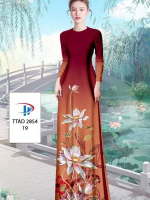 Vải Áo Dài Hoa Sen mới ra AD TTAD 2854 28 1613794980 918 Vai Ao Dai Hoa Sen moi ra AD TTAD 2854