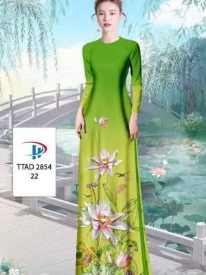 Vải Áo Dài Hoa Sen mới ra AD TTAD 2854 30 1613794981 836 Vai Ao Dai Hoa Sen moi ra AD TTAD 2854