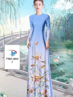 Vải Áo Dài Hoa Sen mới ra AD TTAD 2854 33 1613794981 895 Vai Ao Dai Hoa Sen moi ra AD TTAD 2854