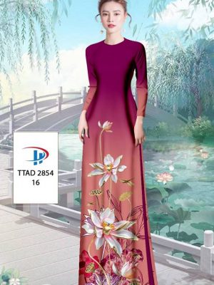 Vải Áo Dài Hoa Sen mới ra AD TTAD 2854 45 1613794984 407 Vai Ao Dai Hoa Sen moi ra AD TTAD 2854