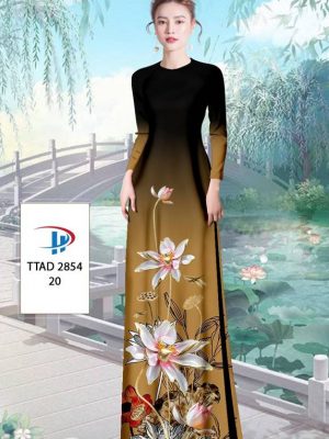 Vải Áo Dài Hoa Sen mới ra AD TTAD 2854 49 1613794986 919 Vai Ao Dai Hoa Sen moi ra AD TTAD 2854