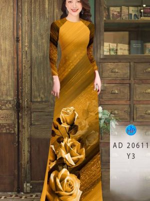 Vải Áo Dài Hoa Hồng kiểu mới AD 20611 20 1613977868 958 Vai Ao Dai Hoa Hong kieu moi AD 20611
