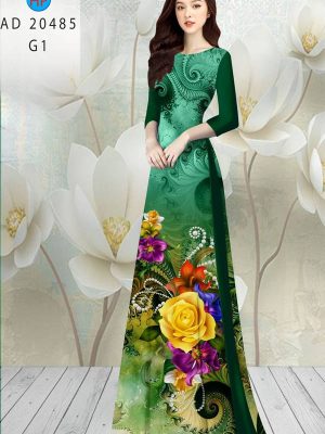 Vải Áo Dài Hoa Hồng Vàng mới ra AD 20485 28 1614046969 451 Vai Ao Dai Hoa Hong Vang moi ra AD 20485