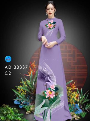 Vải Áo Dài Hoa Sen kiểu mới AD 30307 24 1614047378 233 Vai Ao Dai Hoa Sen kieu moi AD 30307