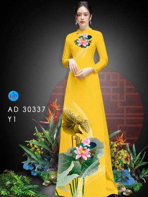 Vải Áo Dài Hoa Sen kiểu mới AD 30307 22 1614047378 680 Vai Ao Dai Hoa Sen kieu moi AD 30307