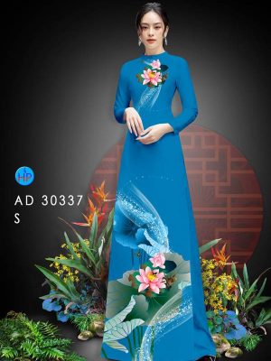 Vải Áo Dài Hoa Sen kiểu mới AD 30307 30 1614047380 661 Vai Ao Dai Hoa Sen kieu moi AD 30307