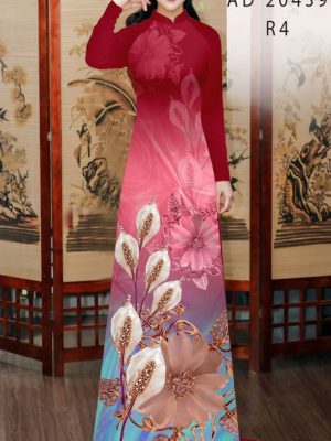 1614048174 680 Vai Ao Dai Hoa Hong Mon thiet ke 2021 AD