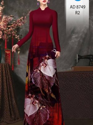 Vải Áo Dài In Hình Lá thiết kế 2021 AD 8749 37 1614048963 285 Vai Ao Dai In Hinh La thiet ke 2021 AD