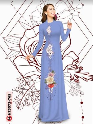 Vải Áo Dài Hoa Hồng thiết kế 2021 AD HT5572 20 1614050049 596 Vai Ao Dai Hoa Hong thiet ke 2021 AD HT5572