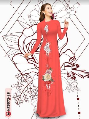Vải Áo Dài Hoa Hồng thiết kế 2021 AD HT5572 18 1614050049 644 Vai Ao Dai Hoa Hong thiet ke 2021 AD HT5572