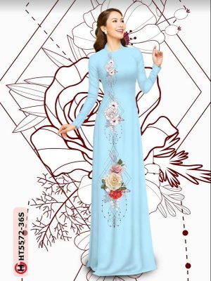 Vải Áo Dài Hoa Hồng thiết kế 2021 AD HT5572 29 1614050051 905 Vai Ao Dai Hoa Hong thiet ke 2021 AD HT5572
