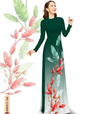 Vải Áo Dài In Hình Lá kiểu mới AD PH5571 17 1614050870 187 Vai Ao Dai In Hinh La kieu moi AD PH5571