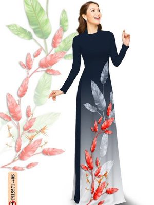 Vải Áo Dài In Hình Lá kiểu mới AD PH5571 18 1614050870 788 Vai Ao Dai In Hinh La kieu moi AD PH5571