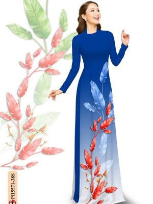Vải Áo Dài In Hình Lá kiểu mới AD PH5571 21 1614050871 336 Vai Ao Dai In Hinh La kieu moi AD PH5571