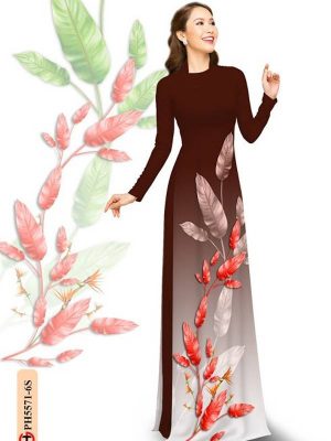 Vải Áo Dài In Hình Lá kiểu mới AD PH5571 23 1614050871 673 Vai Ao Dai In Hinh La kieu moi AD PH5571