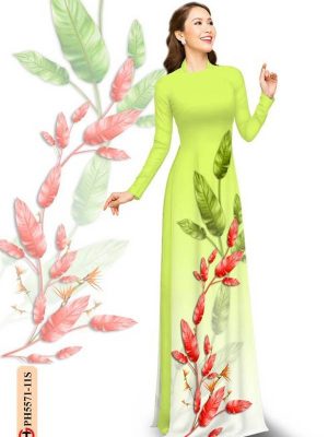 Vải Áo Dài In Hình Lá kiểu mới AD PH5571 19 1614050871 778 Vai Ao Dai In Hinh La kieu moi AD PH5571
