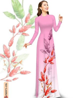 Vải Áo Dài In Hình Lá kiểu mới AD PH5571 26 1614050872 315 Vai Ao Dai In Hinh La kieu moi AD PH5571