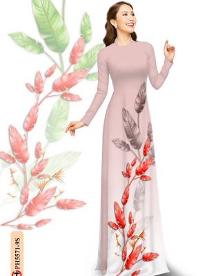 Vải Áo Dài In Hình Lá kiểu mới AD PH5571 27 1614050872 52 Vai Ao Dai In Hinh La kieu moi AD PH5571