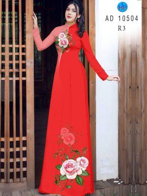 Vải Áo Dài Hoa Hồng mới ra AD 10504 33 1614051025 864 Vai Ao Dai Hoa Hong moi ra AD 10504