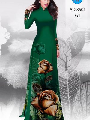 Vải Áo Dài Hoa Hồng thiết kế 2021 AD 8501 21 1614051359 801 Vai Ao Dai Hoa Hong thiet ke 2021 AD 8501