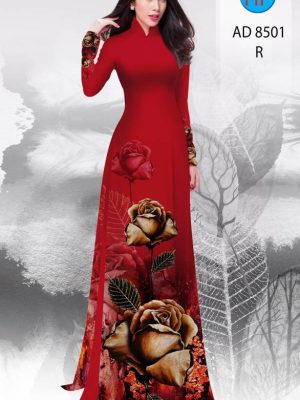 Vải Áo Dài Hoa Hồng thiết kế 2021 AD 8501 22 1614051360 763 Vai Ao Dai Hoa Hong thiet ke 2021 AD 8501
