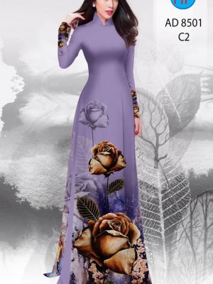 Vải Áo Dài Hoa Hồng thiết kế 2021 AD 8501 29 1614051361 677 Vai Ao Dai Hoa Hong thiet ke 2021 AD 8501