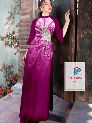 1614133437 560 Vai Ao Dai Hoa In 3D thiet ke 2021 AD