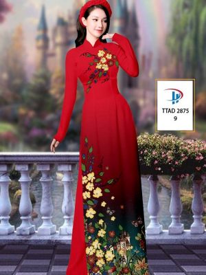 1614134209 741 Vai Ao Dai Hoa In 3D thiet ke 2021 AD