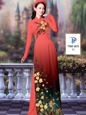 1614134210 819 Vai Ao Dai Hoa In 3D thiet ke 2021 AD