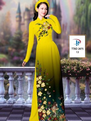 1614134211 393 Vai Ao Dai Hoa In 3D thiet ke 2021 AD