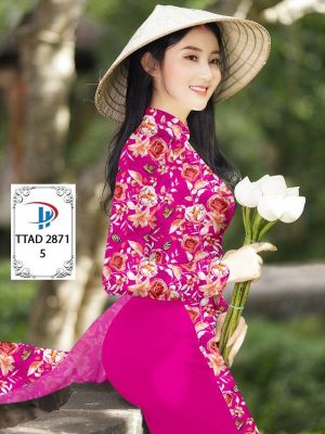 Vải Áo Dài Hoa Hồng Đều kiểu mới AD TTAD 2871 47 1614134877 169 Vai Ao Dai Hoa Hong Deu kieu moi AD TTAD