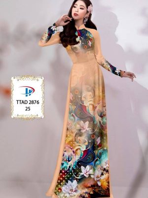 1614135231 33 Vai Ao Dai Hoa In 3D thiet ke 2021 AD