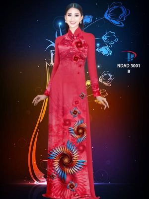 1614136638 188 Vai Ao Dai Hoa In 3D thiet ke 2021 AD