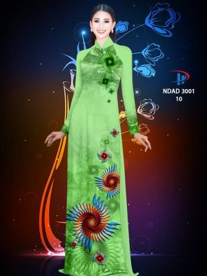 1614136638 214 Vai Ao Dai Hoa In 3D thiet ke 2021 AD