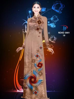 1614136640 216 Vai Ao Dai Hoa In 3D thiet ke 2021 AD