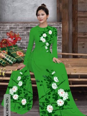 Vải Áo Dài Hoa In 3D thiết kế 2021 AD KC8056 19 1614136831 643 Vai Ao Dai Hoa In 3D thiet ke 2021 AD