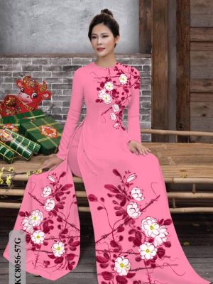 Vải Áo Dài Hoa In 3D thiết kế 2021 AD KC8056 26 1614136833 205 Vai Ao Dai Hoa In 3D thiet ke 2021 AD