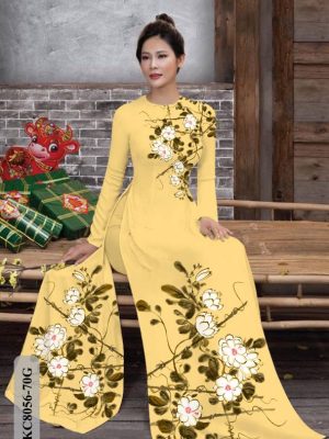 Vải Áo Dài Hoa In 3D thiết kế 2021 AD KC8056 27 1614136833 46 Vai Ao Dai Hoa In 3D thiet ke 2021 AD