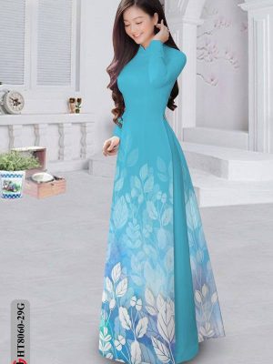 Vải Áo Dài In Hình Lá mới ra AD HT8060 23 1614137240 290 Vai Ao Dai In Hinh La moi ra AD HT8060