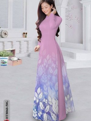 Vải Áo Dài In Hình Lá mới ra AD HT8060 21 1614137240 388 Vai Ao Dai In Hinh La moi ra AD HT8060