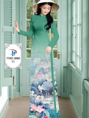 1614137776 4 Vai Ao Dai Hoa Sen thiet ke 2021 AD TTAD