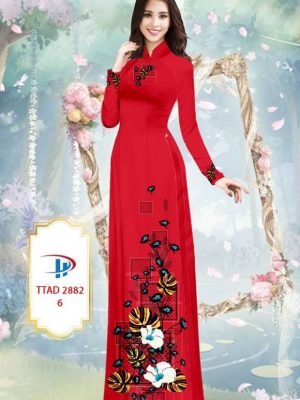 1614138220 178 Vai Ao Dai Hoa In 3D thiet ke 2021 AD
