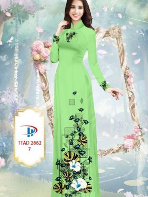 1614138221 158 Vai Ao Dai Hoa In 3D thiet ke 2021 AD