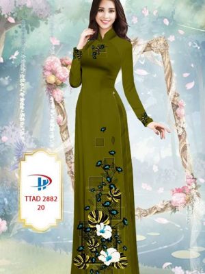1614138224 268 Vai Ao Dai Hoa In 3D thiet ke 2021 AD