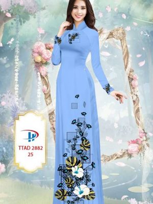 1614138225 103 Vai Ao Dai Hoa In 3D thiet ke 2021 AD