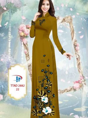 1614138225 443 Vai Ao Dai Hoa In 3D thiet ke 2021 AD